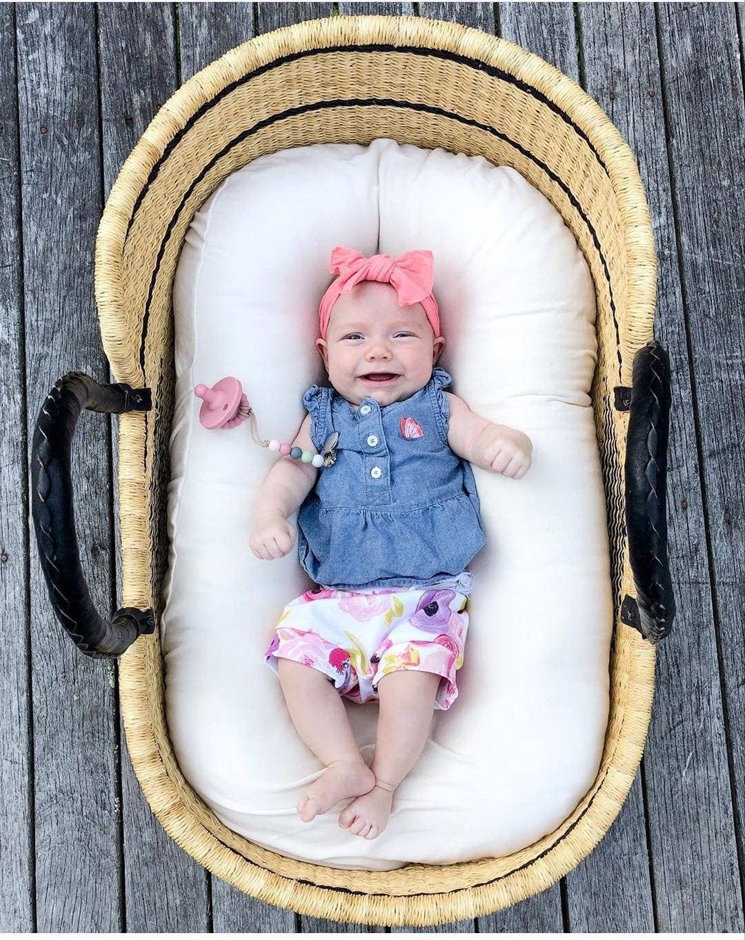 African Heritage LLC - Wholesale Bassinet - Baby - Baby bassinet | Toddler bed | Bolga basket | Moses basket |1