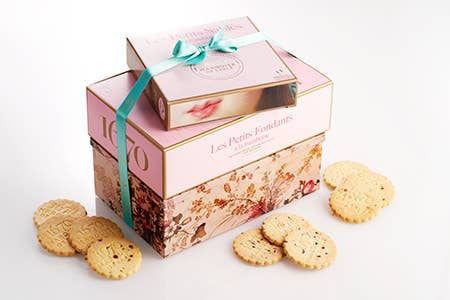 LA SABLESIENNE - Wholesale Cookie - Raspberry Shortbread Cookies Box2