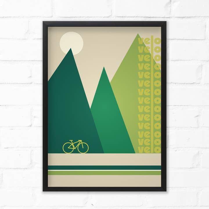 Imprimé vélo vélo pour la vente par Cloud Cuckoo Design