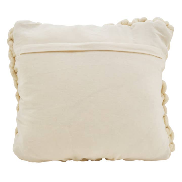 Saro Lifestyle - Wholesale Throw/Decorative Pillow - Chunky Cable Knit Design Accent Cushion Wool Throw Pillow3