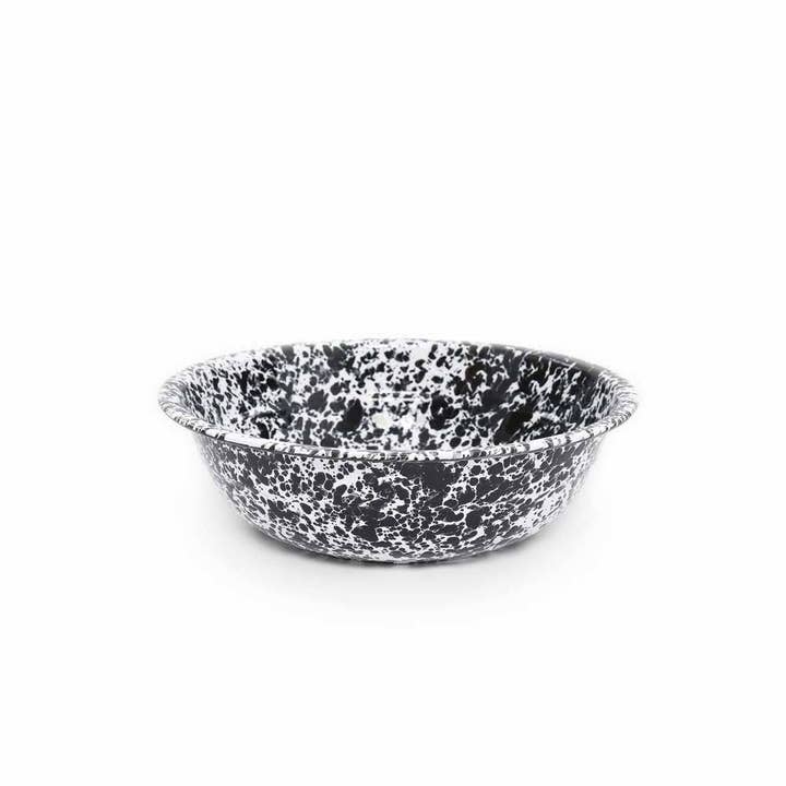 Crow Canyon Home – Tigela por atacado – Splatterware - Bacia pequena de esmalte 4 qt, 12,25”2
