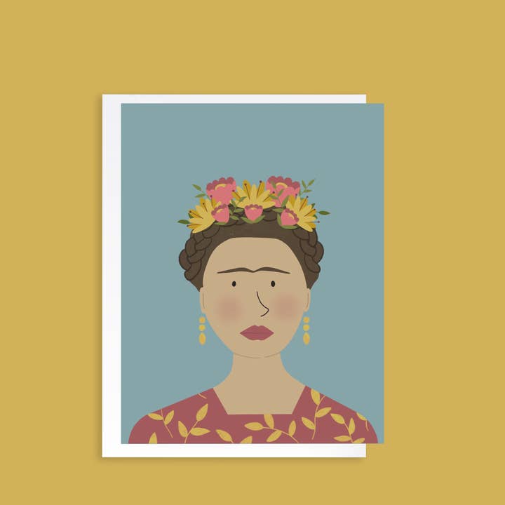 Cartão Frida Kahlo por atacado de Art By Maile