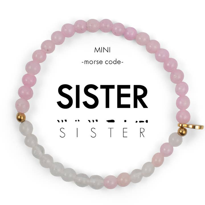 MINI Morse Code Bracelet | SISTER for wholesale by ETHICGOODS