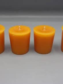 Orange Votive Candle for wholesale by Kate's Candles co