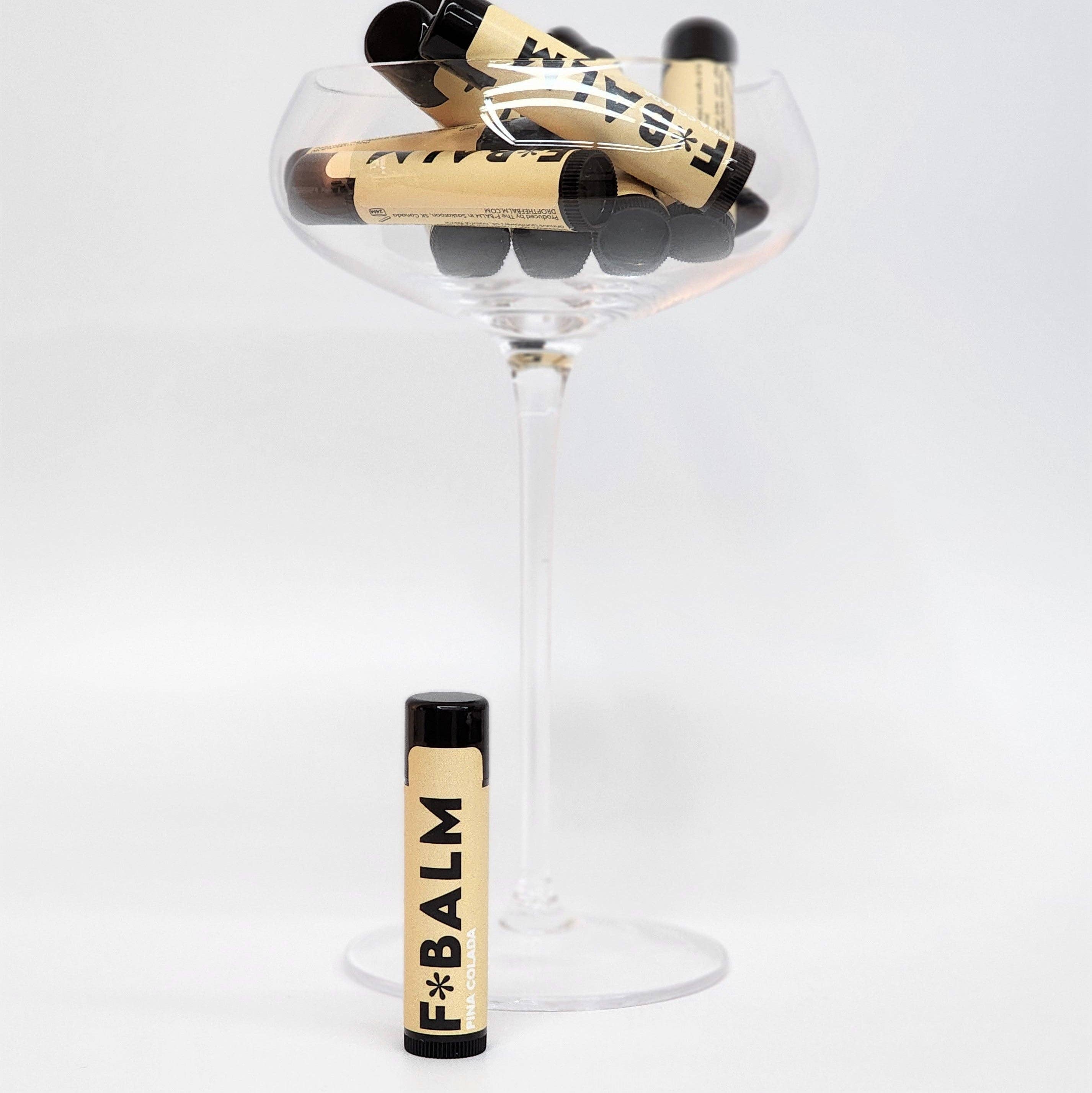 The F*Balm - Vendita all'ingrosso Burro di cacao - BALSAMO PER LE LABBRA IDRATANTE AROMATIZZATO COCKTAIL Pina Colada2