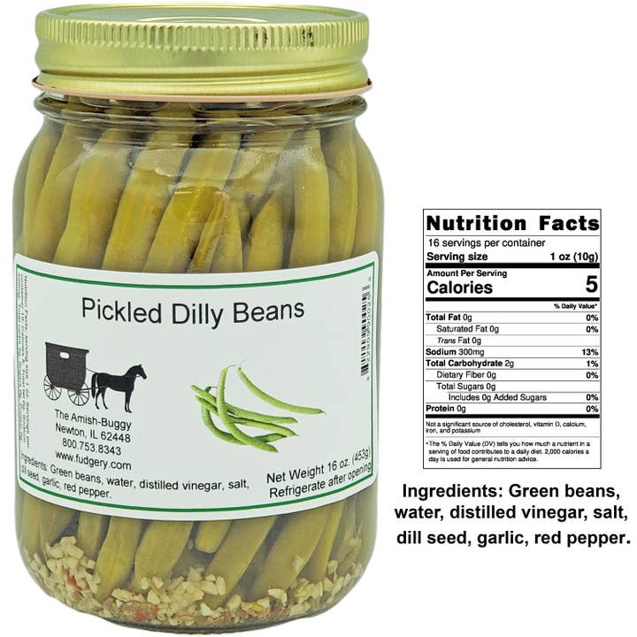 Arndt's Fudgery LLC - Wholesale Pickled Vegetables - Amish Pickled Vegetables & Eggs 16 oz. Jar8