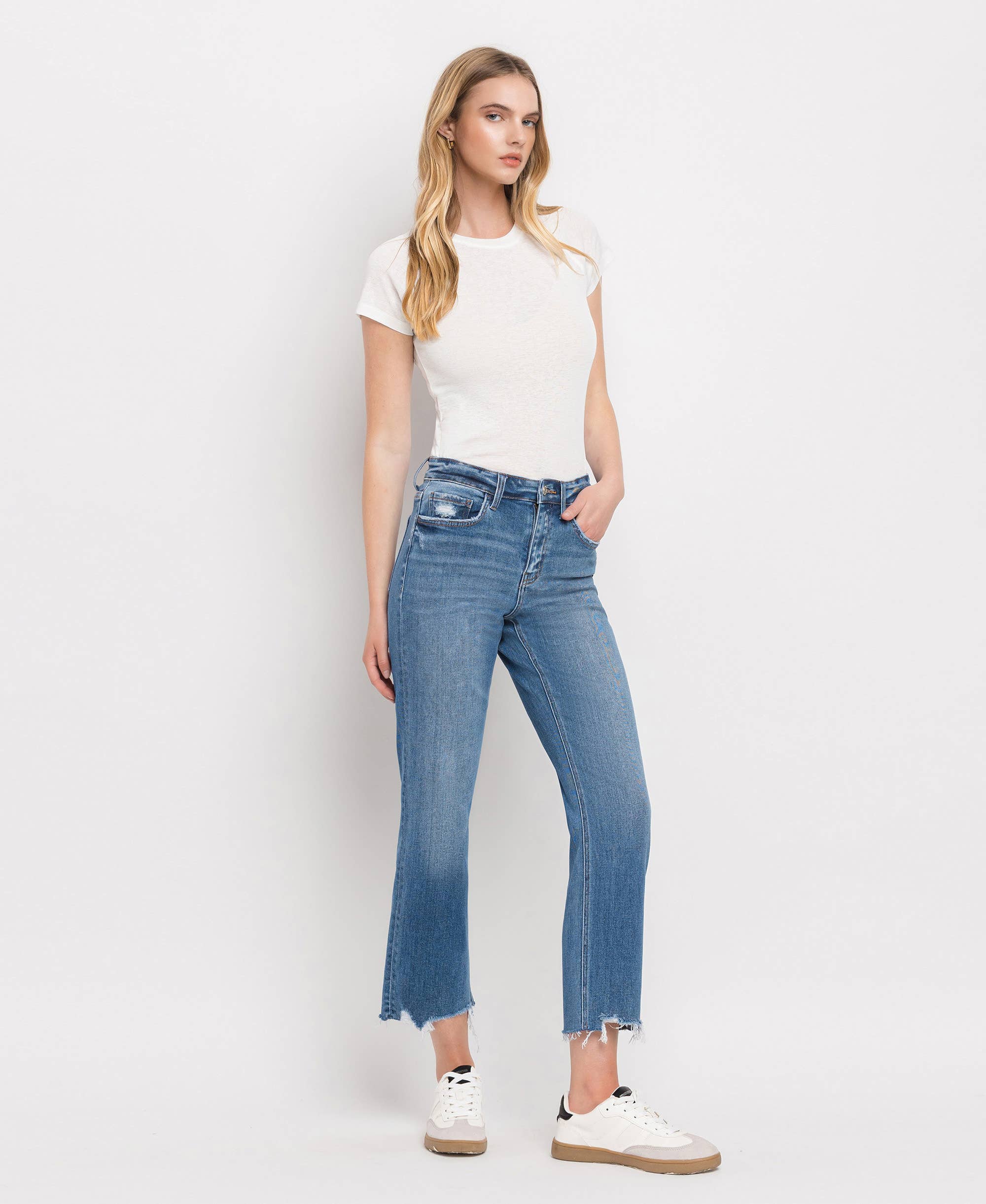 GALLANT HIGH RISE REGULAR STRAIGHT JEANS T6224 for wholesale on Faire8