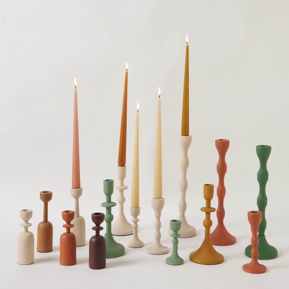 Bonheur du Jour – wholesale Ljushållare – Terra ljushållare - 14 cm - lila2