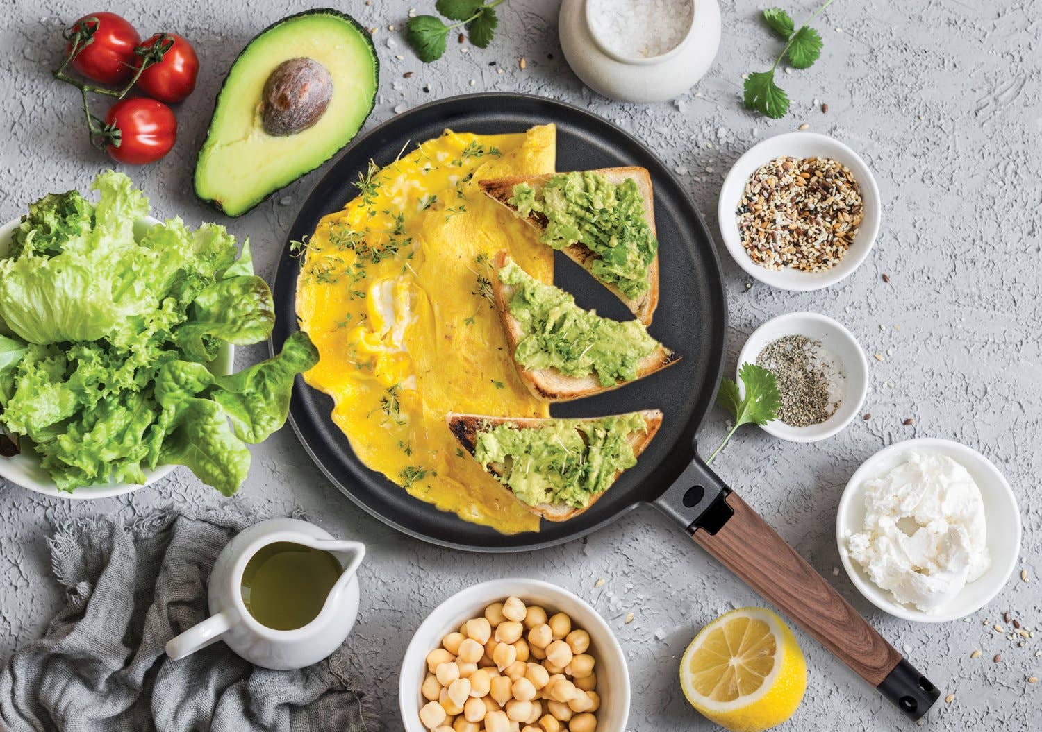 Masterpan Inc. - Wholesale Pan - CREPE PAN NON-STICK CAST ALUMINUM WITH SOFT TOUCH HANDLE, 11"8