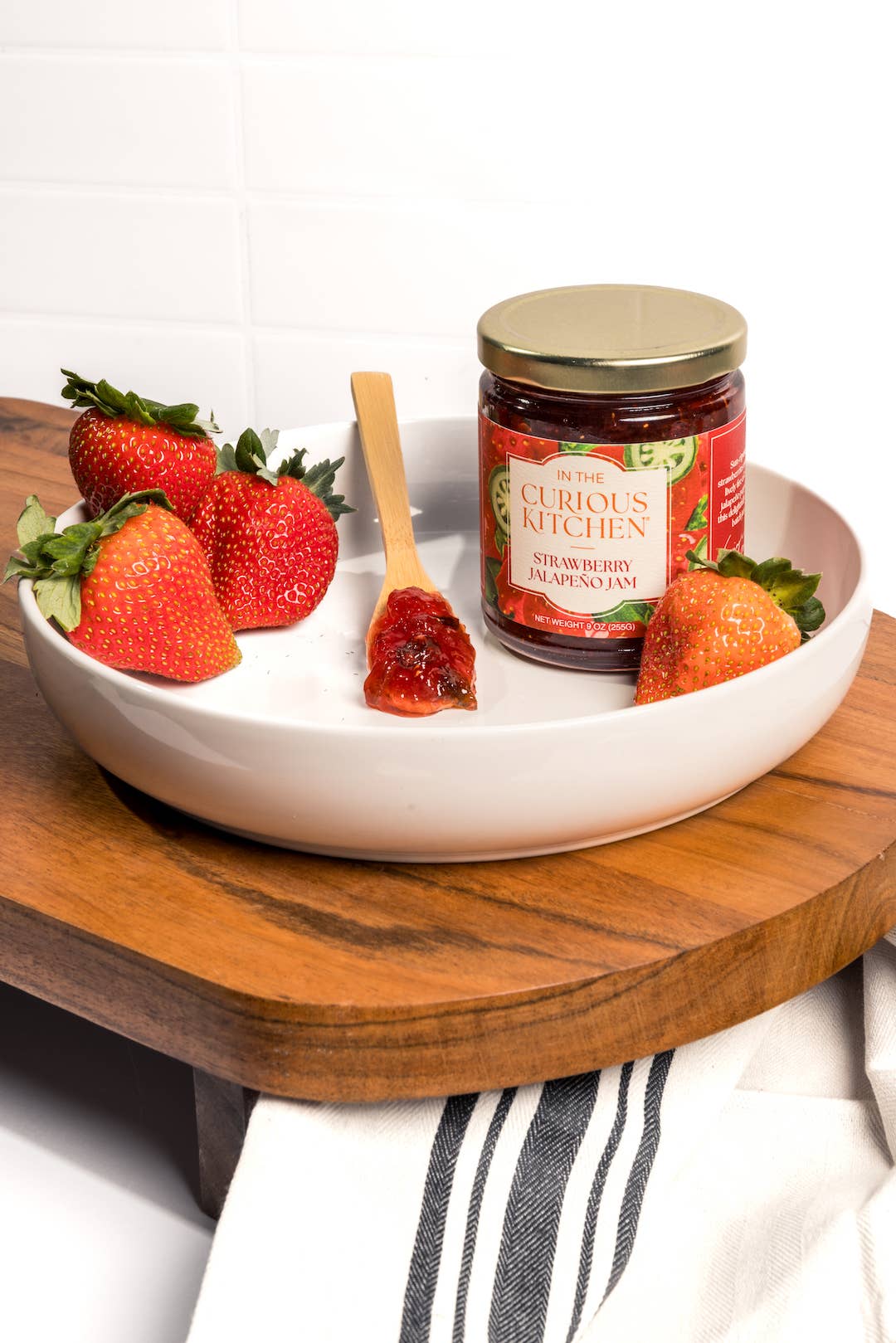 In the Curious Kitchen - Wholesale Jam/Jelly - Strawberry Jalapeño Jam | 9 oz. 8