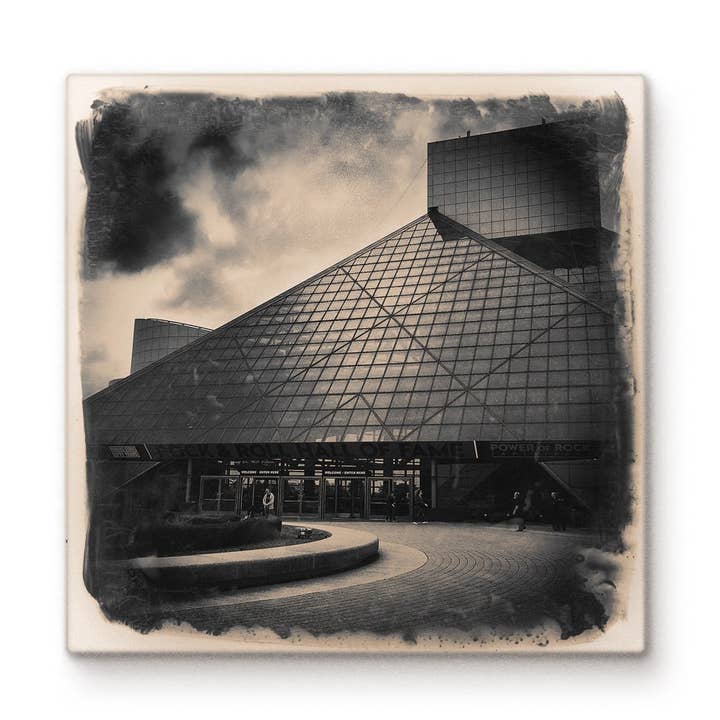 Cleveland Rock and Roll Hall of Fame for wholesale by Cityscape Tiles