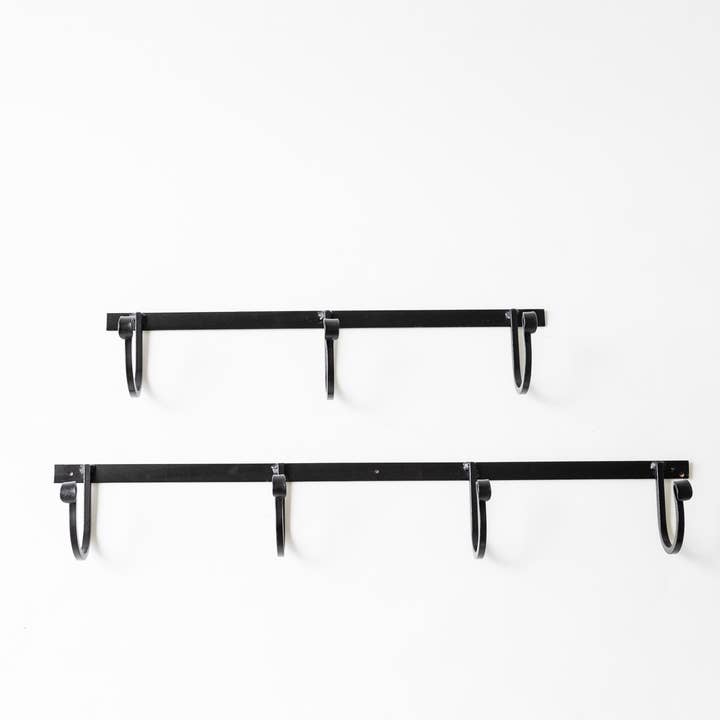 Millstream Home - Wholesale Wall Hook - The Wrought Iron Rack with Hooks0