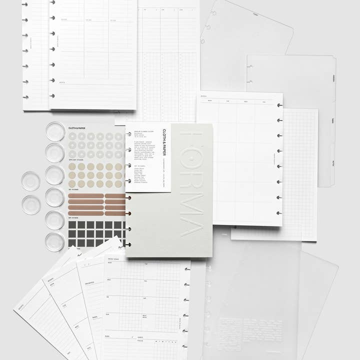 Cloth & Paper - Wholesale Planner - FORMA Modular Planner System | Half Letter17