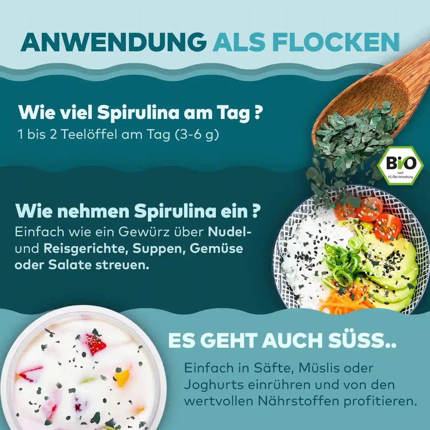 Algen Markt - Wholesale Protein/Superfood Powder - Organic Spirulina Flakes2