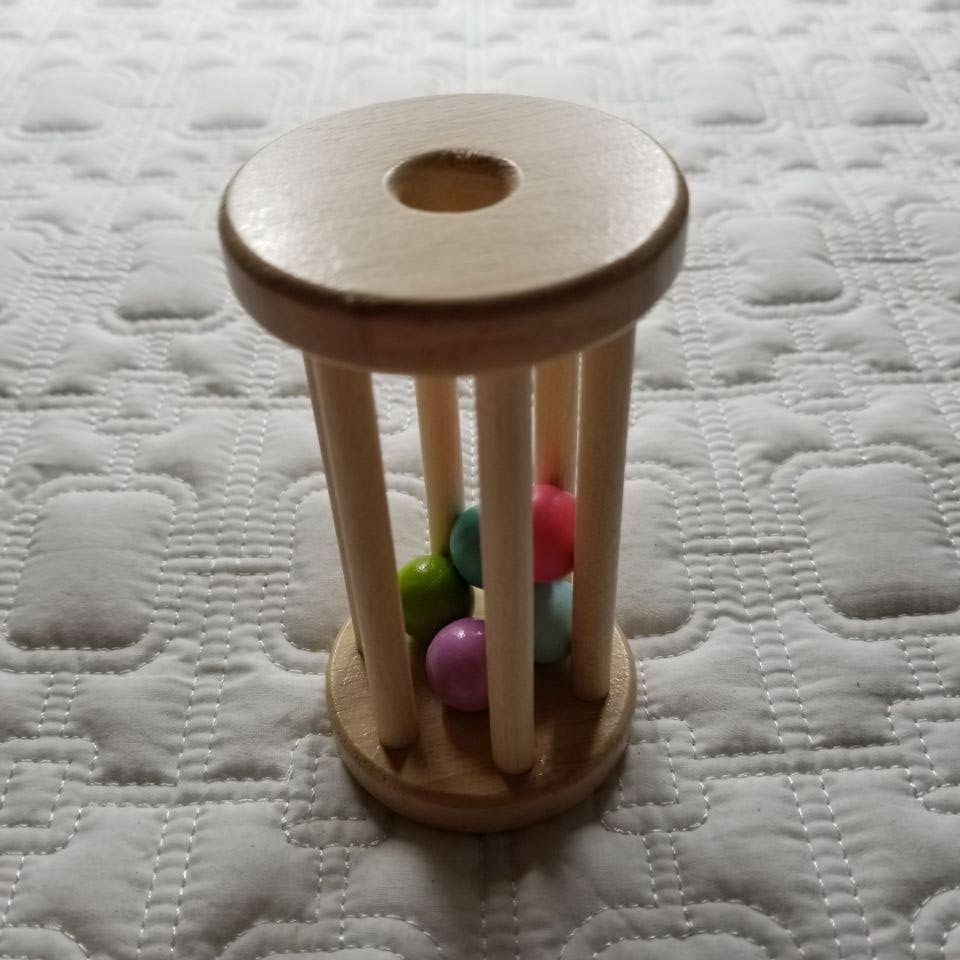 D & C TOYS - Vente Hochet mobile – bébé - Hochets en bois multicolores pour bébés2