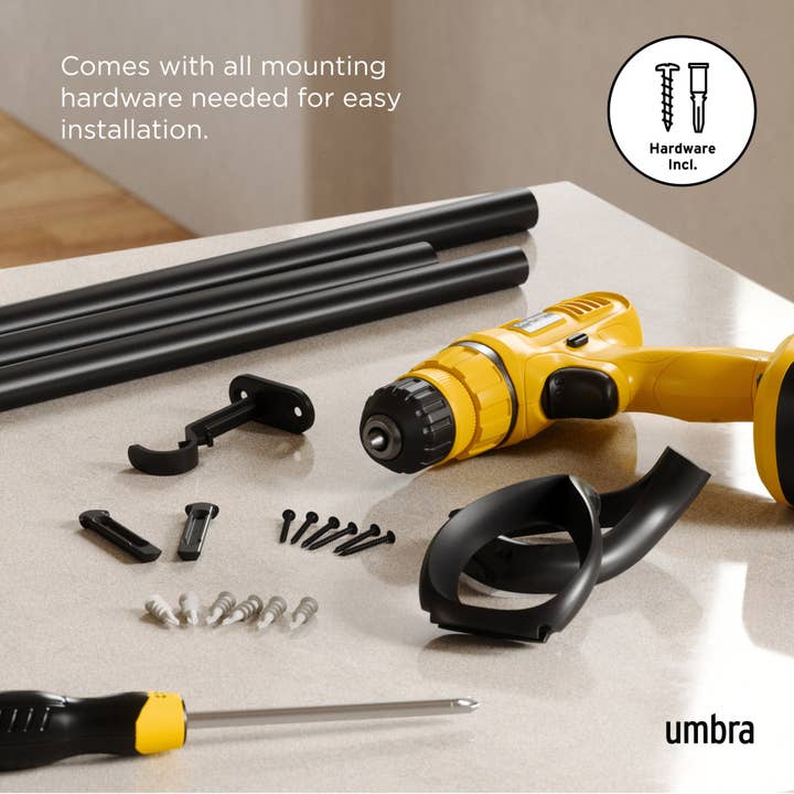 Umbra - Wholesale Curtain Rod - Loop 1" Curtain Rod6