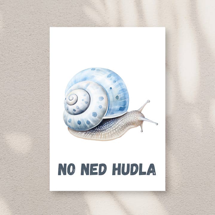 Don't rush - Swabian Postcard A6 for wholesale by eiwandfrei