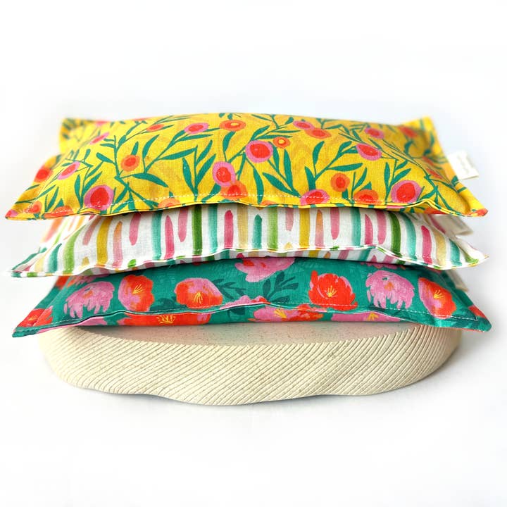 Natty Bratty - Wholesale Spa/Therapy Pillow - Eye Pillow - Summer Florals - Hot/Cold Pack - Migraine Mask