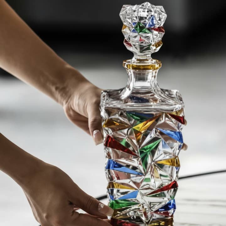 Buddha Ayurveda - Wholesale Decanter - Luxury Crystal Wine Decanter Set 850ML – European Style4