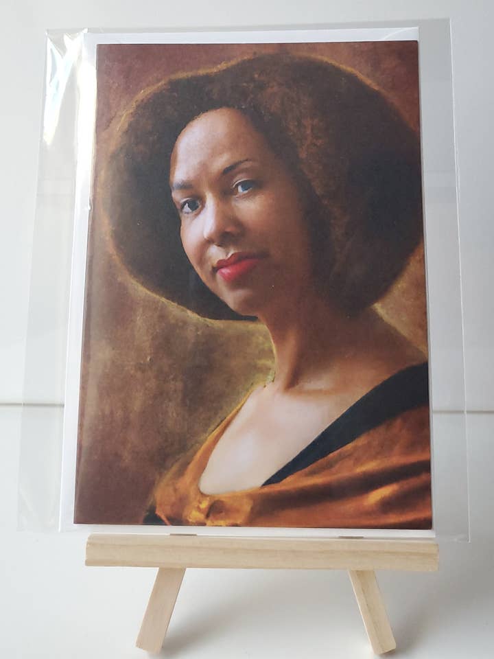 Biglietto di auguri vuoto Gwendolyn per la vendita all'ingrosso da parte di Blacartistry