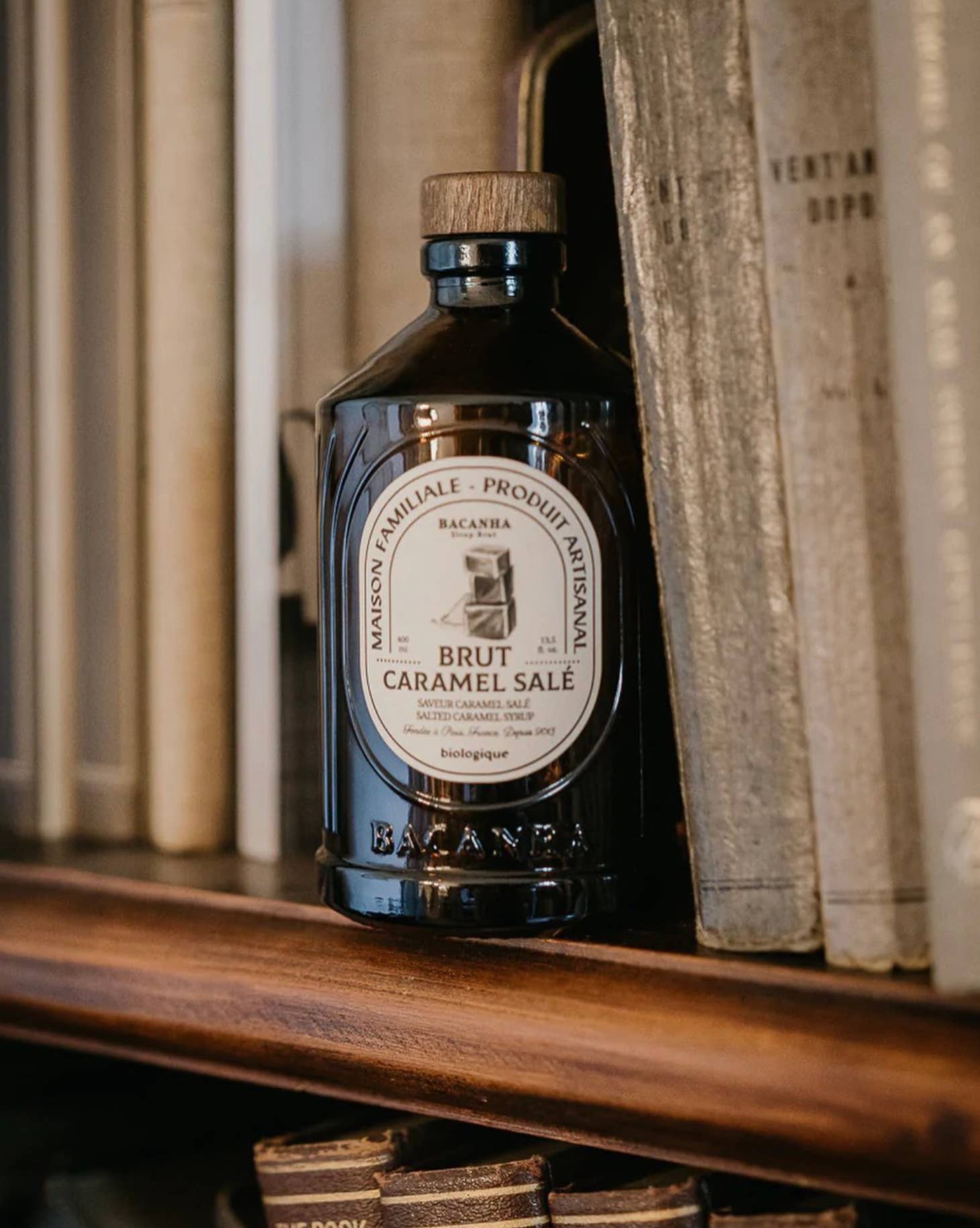 Bacanha - Wholesale Cocktail Mix/Syrup - Raw Salted Caramel Syrup - Organic - 400ml - 13,5 fl. oz.2