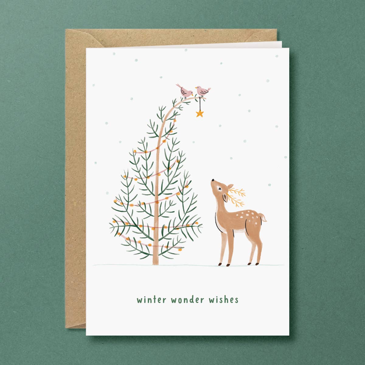 Studio Kuukeluus - Wholesale Christmas Card - Deer Christmas Card1