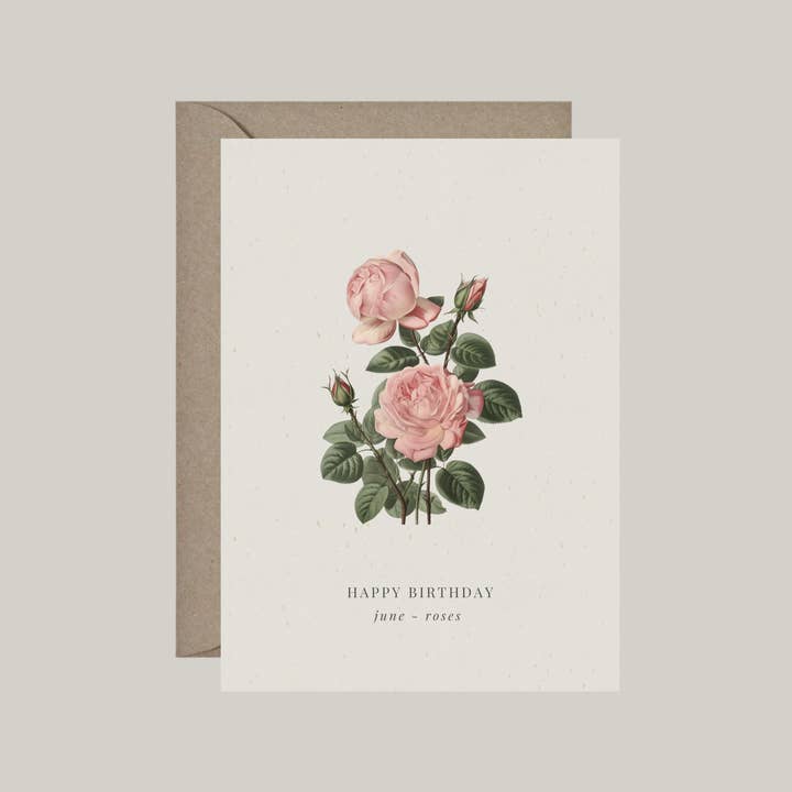 De Papierboetiek - Wholesale Birthday Card - Birth flowers | 12 birthday cards with envelope8
