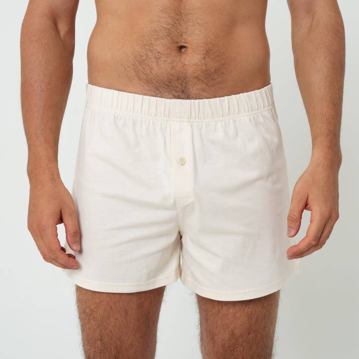 100% Plastic-Free Organic Cotton Boxers - Relaxed Fit for wholesale by MARO