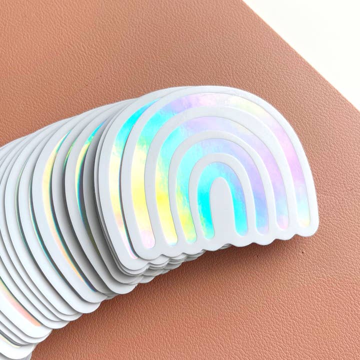 Sablewood Paper Company - Wholesale Sticker - Holographic Rainbow (Sticker)2