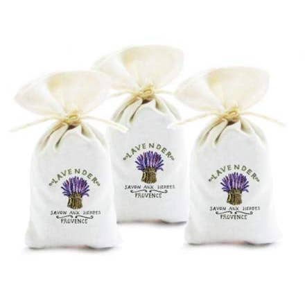 3 Lavender organic sachets with a beautiful fragrance for wholesale by DECORER