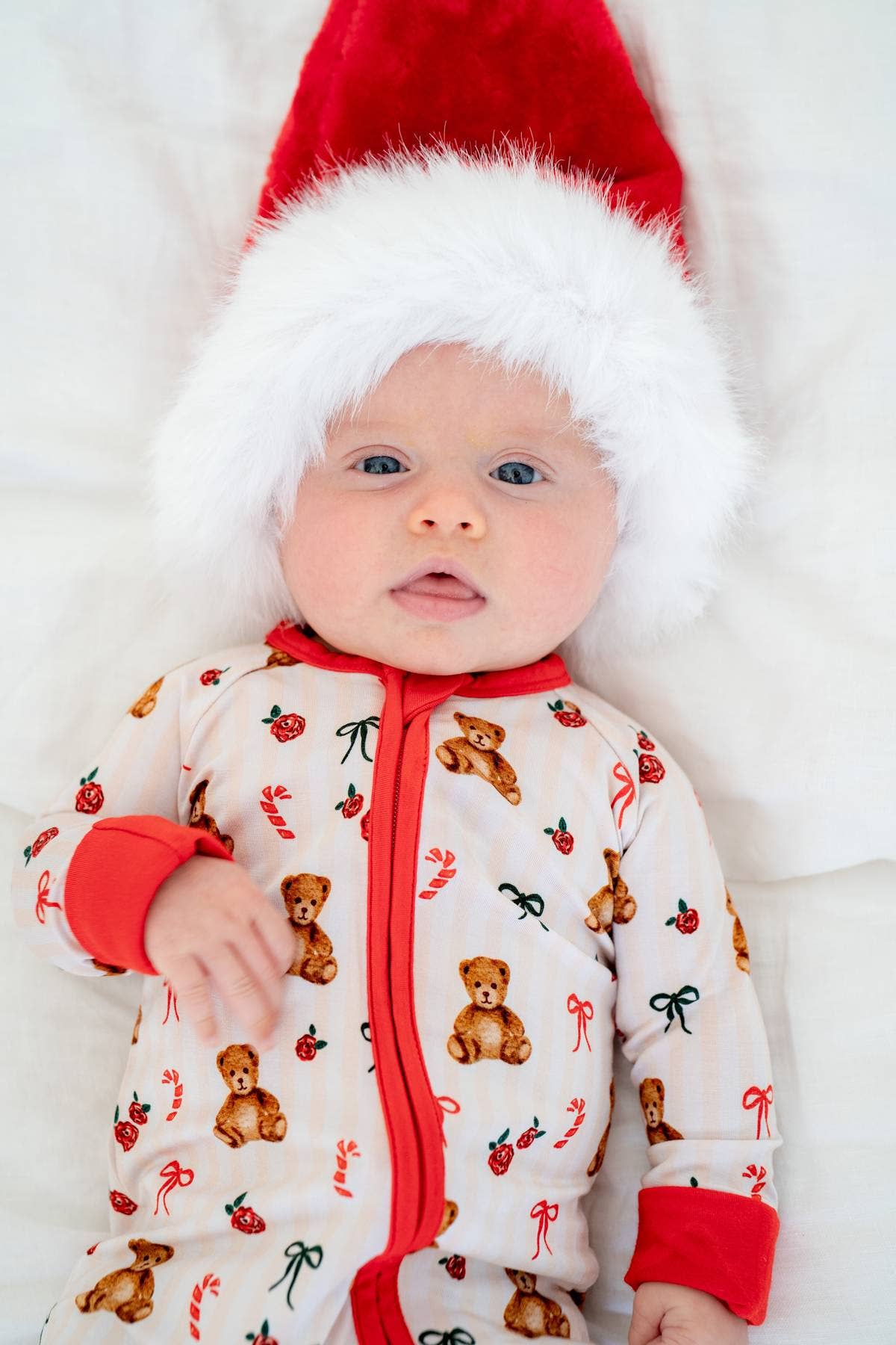 Boosh Baby - Wholesale Sleepsuit - Baby - Teddy Bear Christmas Collection 🎄🧸✨| Zippy Convertible PJ