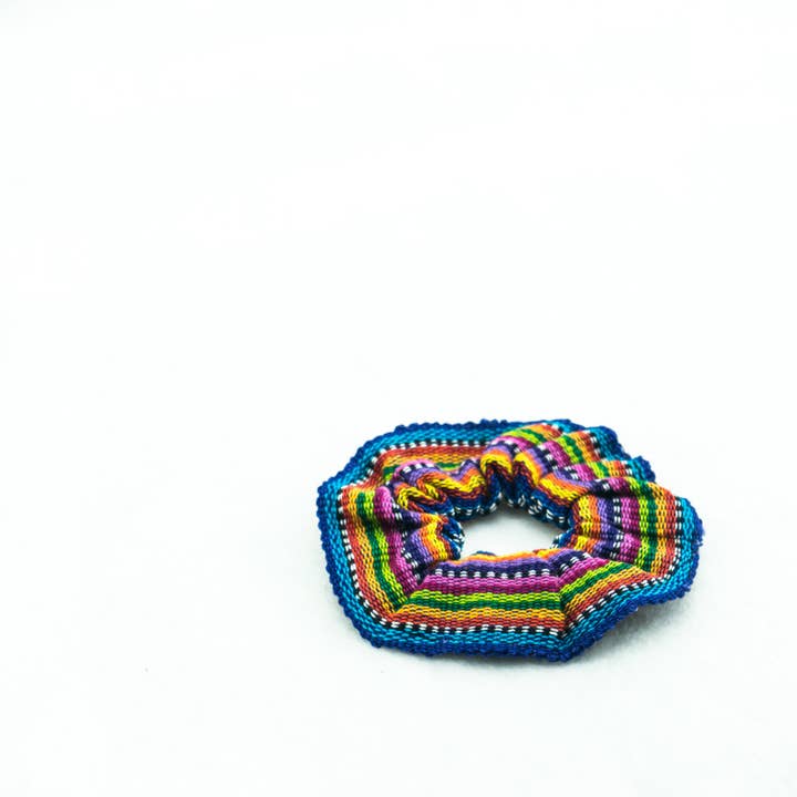 Lumily – Scrunchie - Mulher por atacado – Elástico de Cabelo Multicolorido em Têxtil Sustentável - Guatemala7