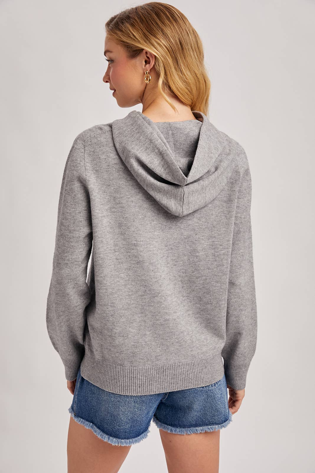 Bluivy - Wholesale Hoodie - Women's - WHOLEGARMENT KNIT SWEATER HOODIE7