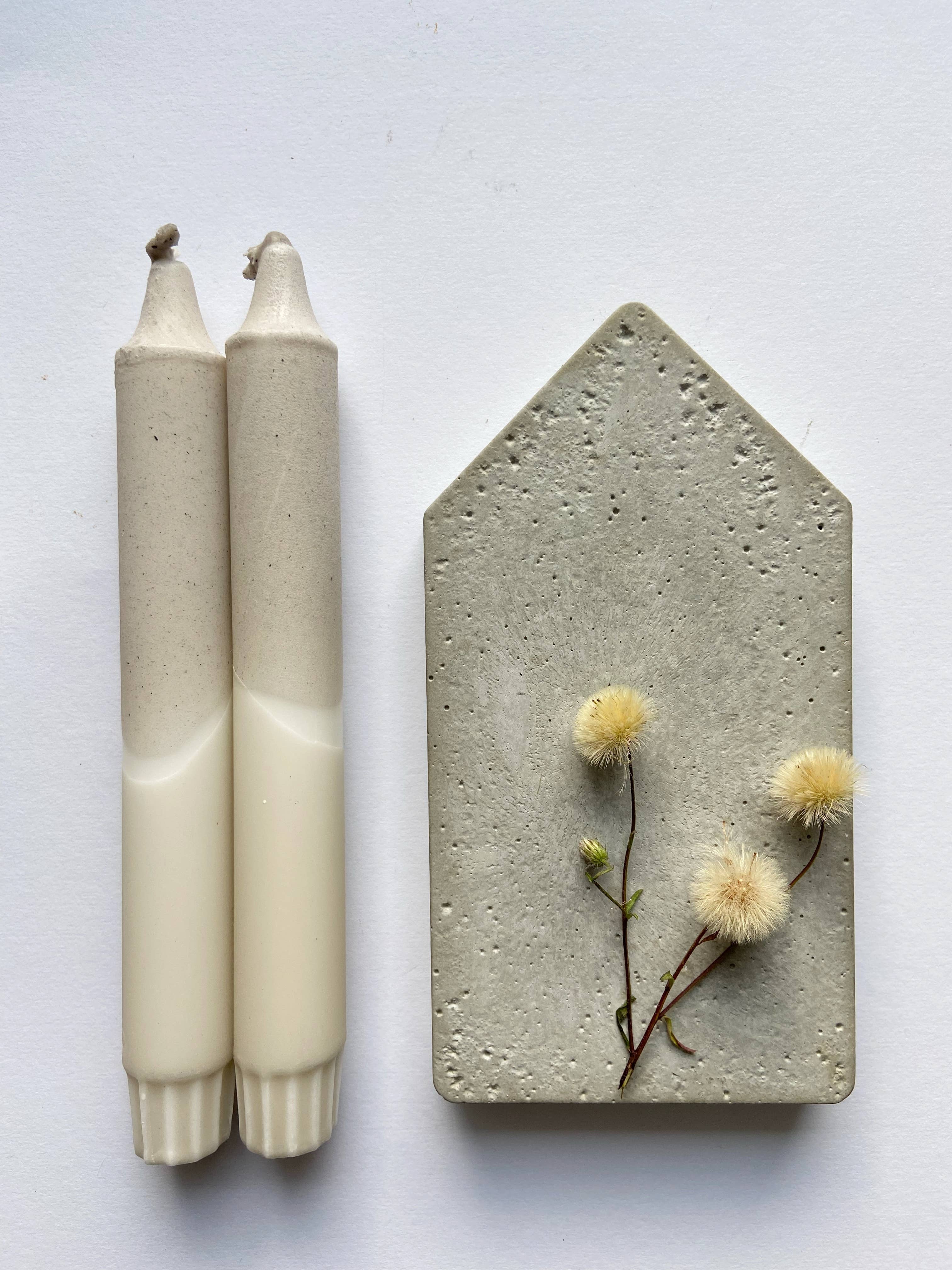 Miss Wildhorse - Wholesale Tapered Candle/Candlestick - Dip Dye Candle *Sand*8