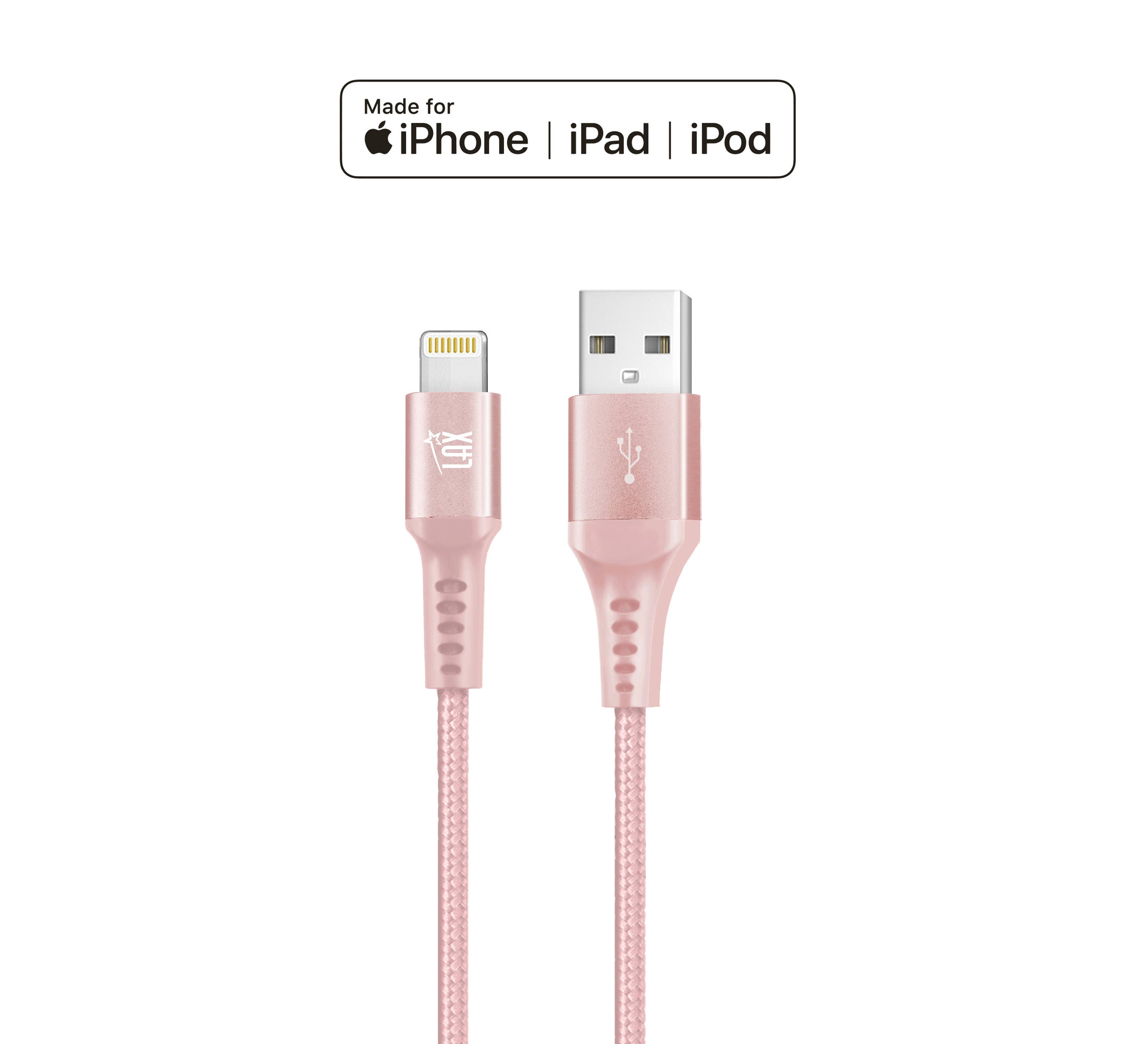 LAX Gadgets - Wholesale Charging Cable - High Speed Certified iP/ipad charging Cables - Retail Pack9