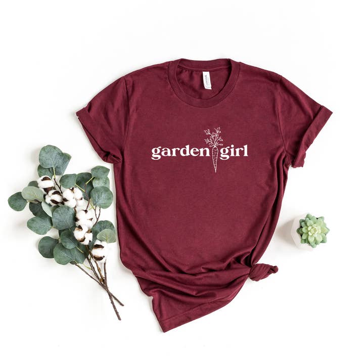 Garden Girl | Plants Garden | T-shirt graphique à manches courtes pour la vente par Olive And Ivory Wholesale