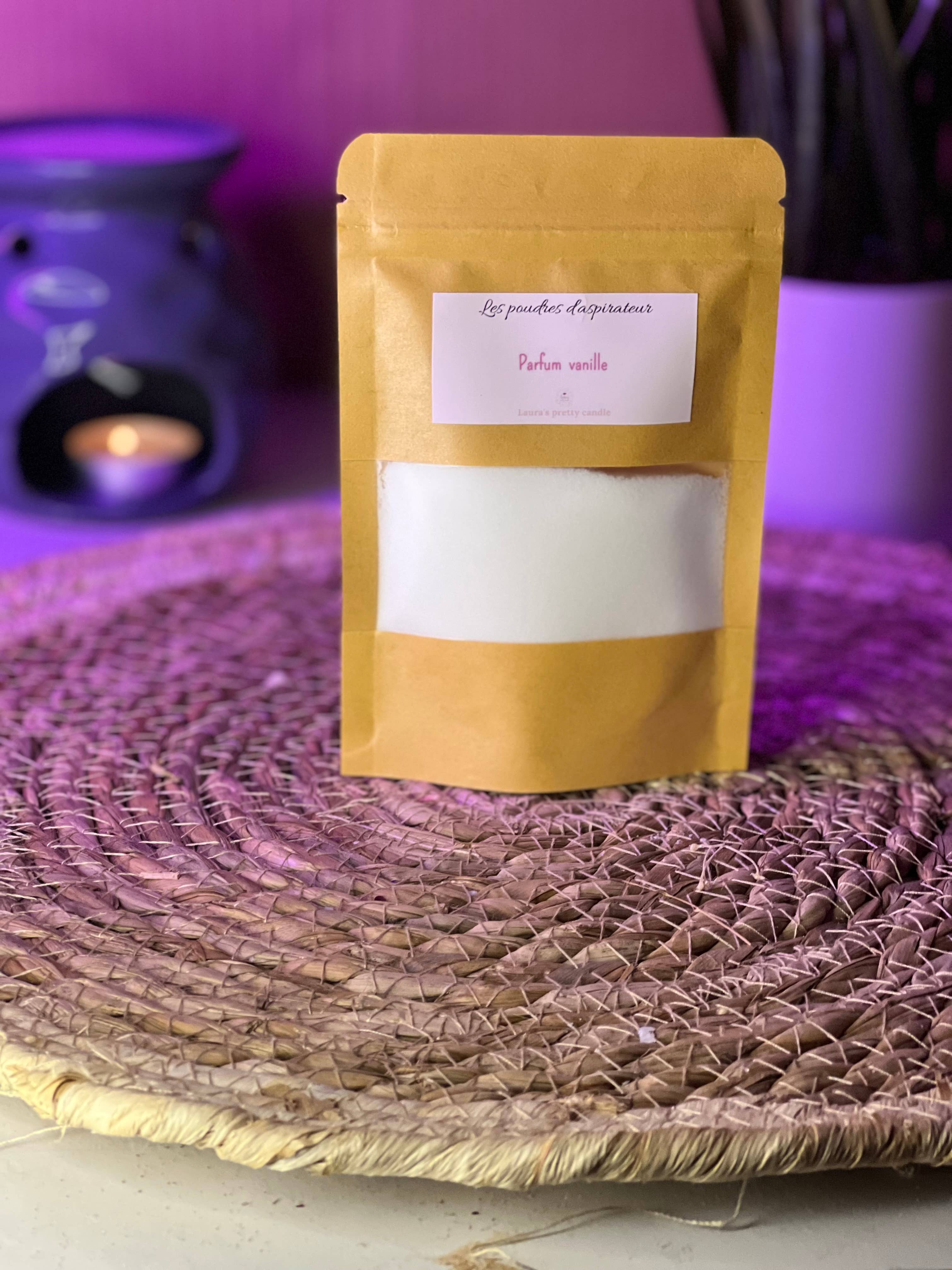 Laura's pretty candle – wholesale Luftfräschare – Vaniljdoftande pulver för dammsugare0