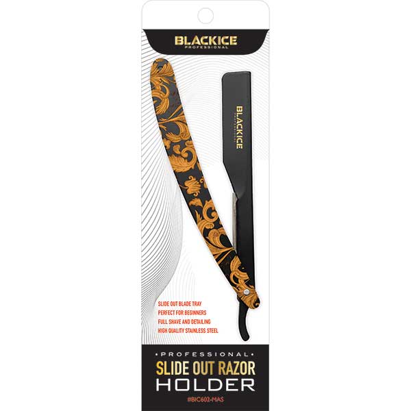 Majestic Wholesale - Vendita all'ingrosso Rasoio - PORTARASOIO BLACKICE SIDE OUT RASATURA COMPLETA E DETTAGLIATA0