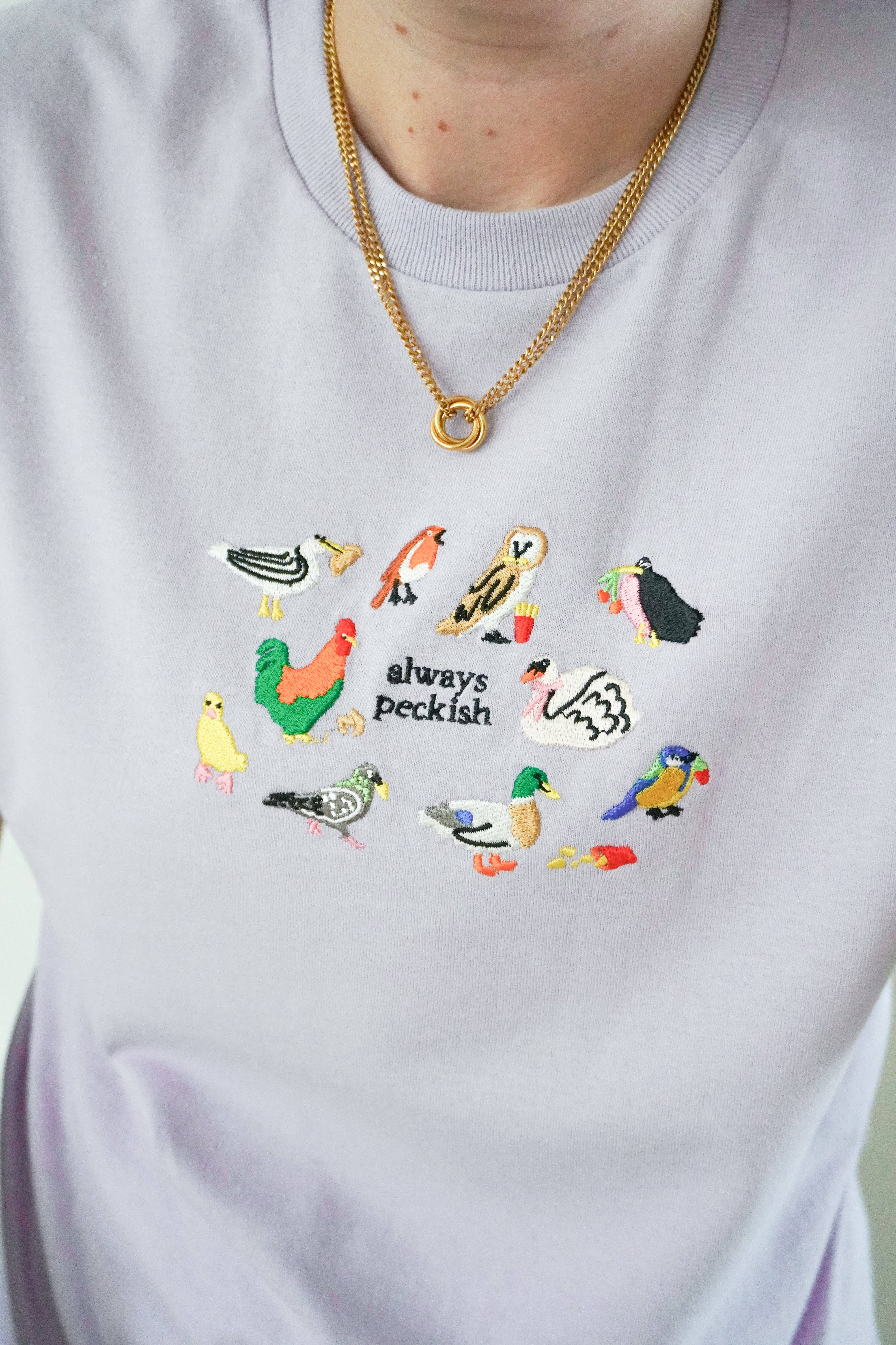 Limpet Store - Wholesale T-Shirt - Women's - Always Peckish Embroidered T-Shirt10