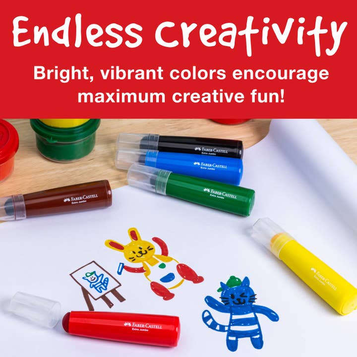 Faber-Castell / Creativity for Kids - Wholesale Markers - Kids & Baby - Little Creatives Ultra Washable Markers - Set of 127