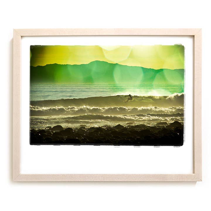 Impression photo de surf "Channel" - Série Borrowed Light pour la vente par Matthew Allen Art
