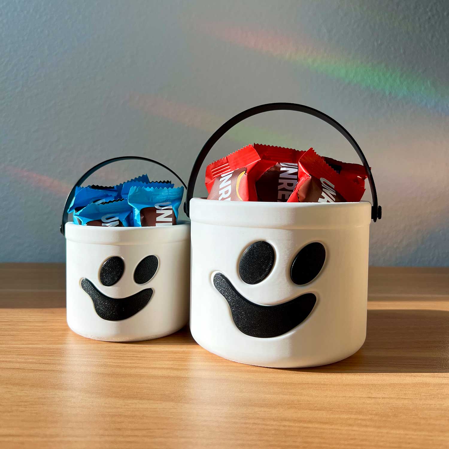 Daisy Wood Design - Wholesale Plant Pot - Mini Boo Buckets – Ghost & Pumpkin Halloween Decor1