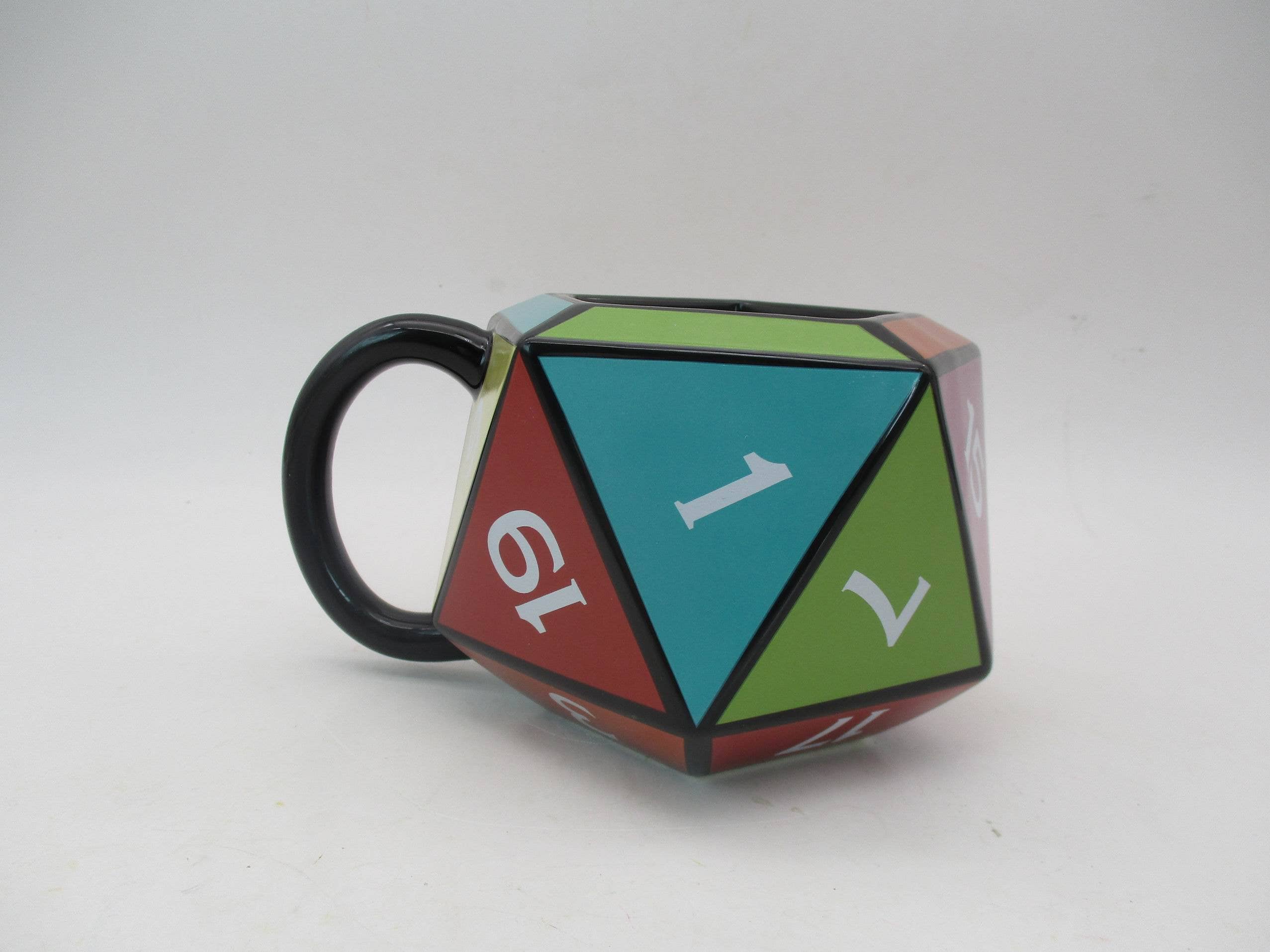 Silver Buffalo - Wholesale Coffee Mug - Dungeons & Dragons D20 Die Ceramic 3D Sculpted Mug3
