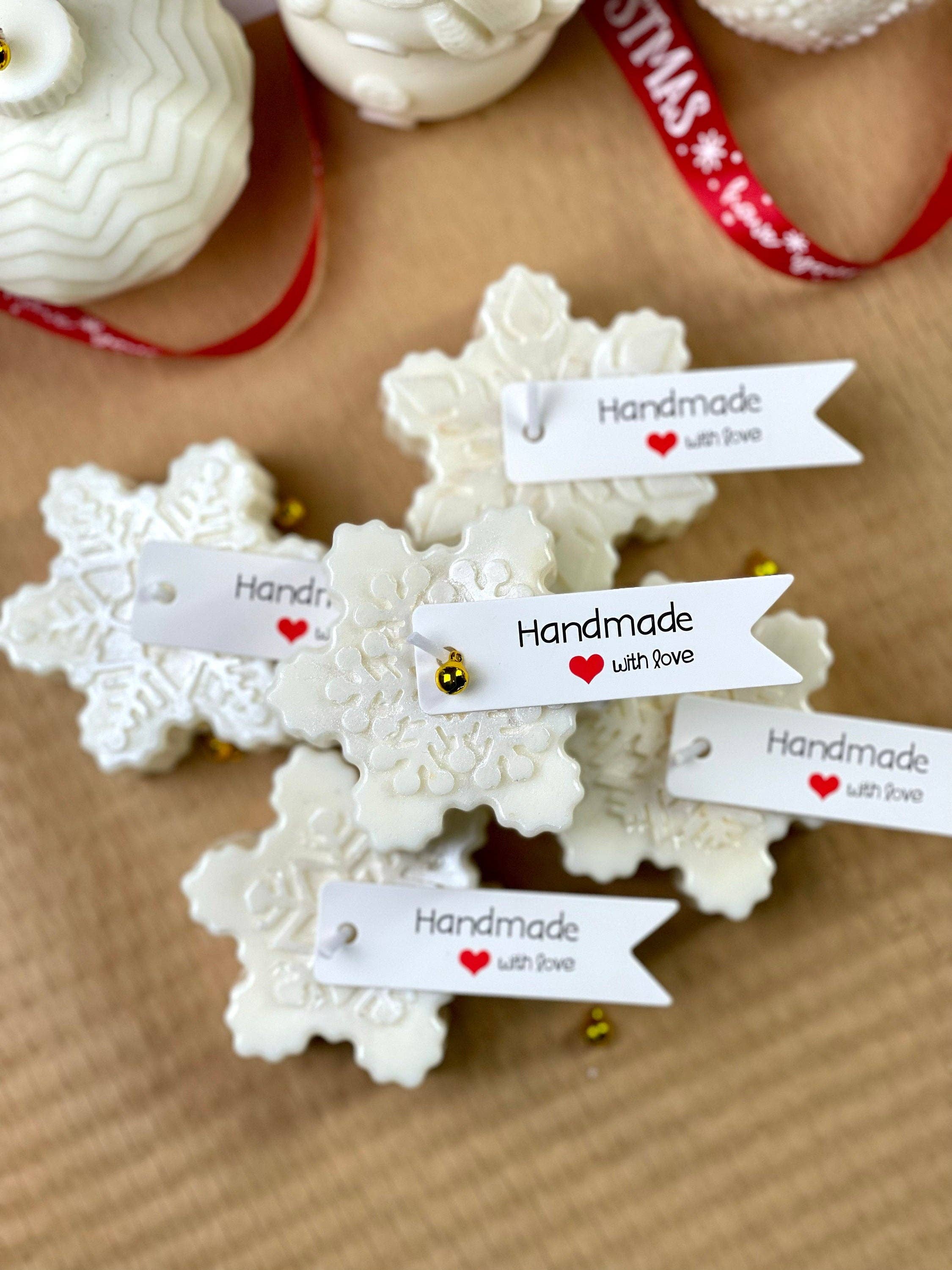 MySunshineCandless - Vente Bougies originales - BOUGIE SNOWFLAKE | Petite bougie de Noël pour les fêtes d'hiver4