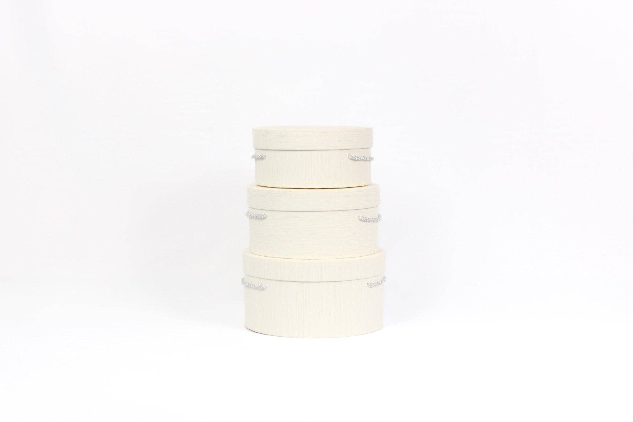 Elegant Design Supply - Wholesale Gift Box - Line Textures Round Box with Handle11