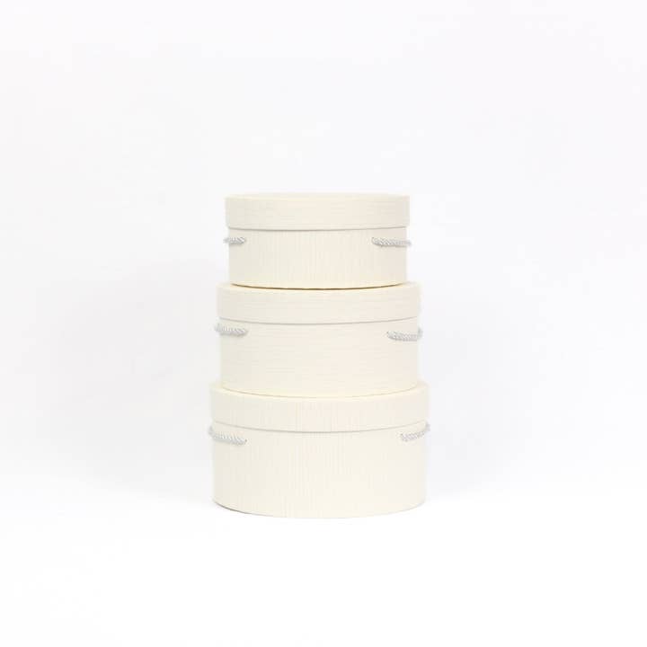 Elegant Design Supply - Wholesale Gift Box - Line Textures Round Box with Handle11