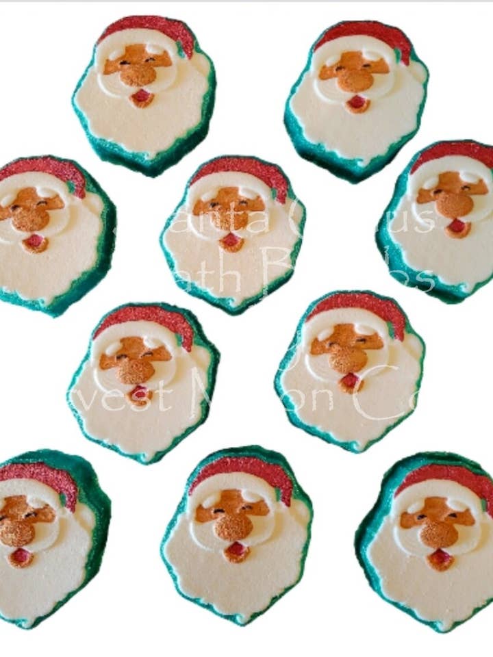 Santa Claus Bath Bomb for wholesale by Harvest Moon Cottage Bath and Body