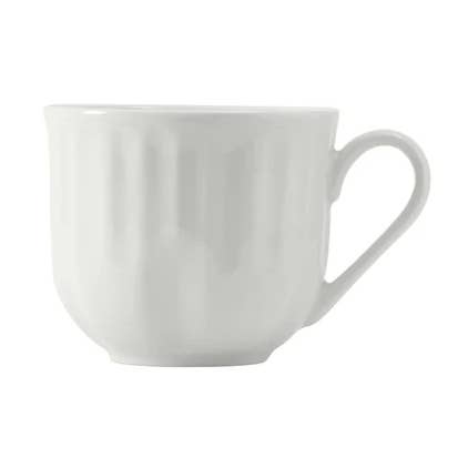 Porcelain White Scalloped SCF-080 Cup for wholesale on Faire0