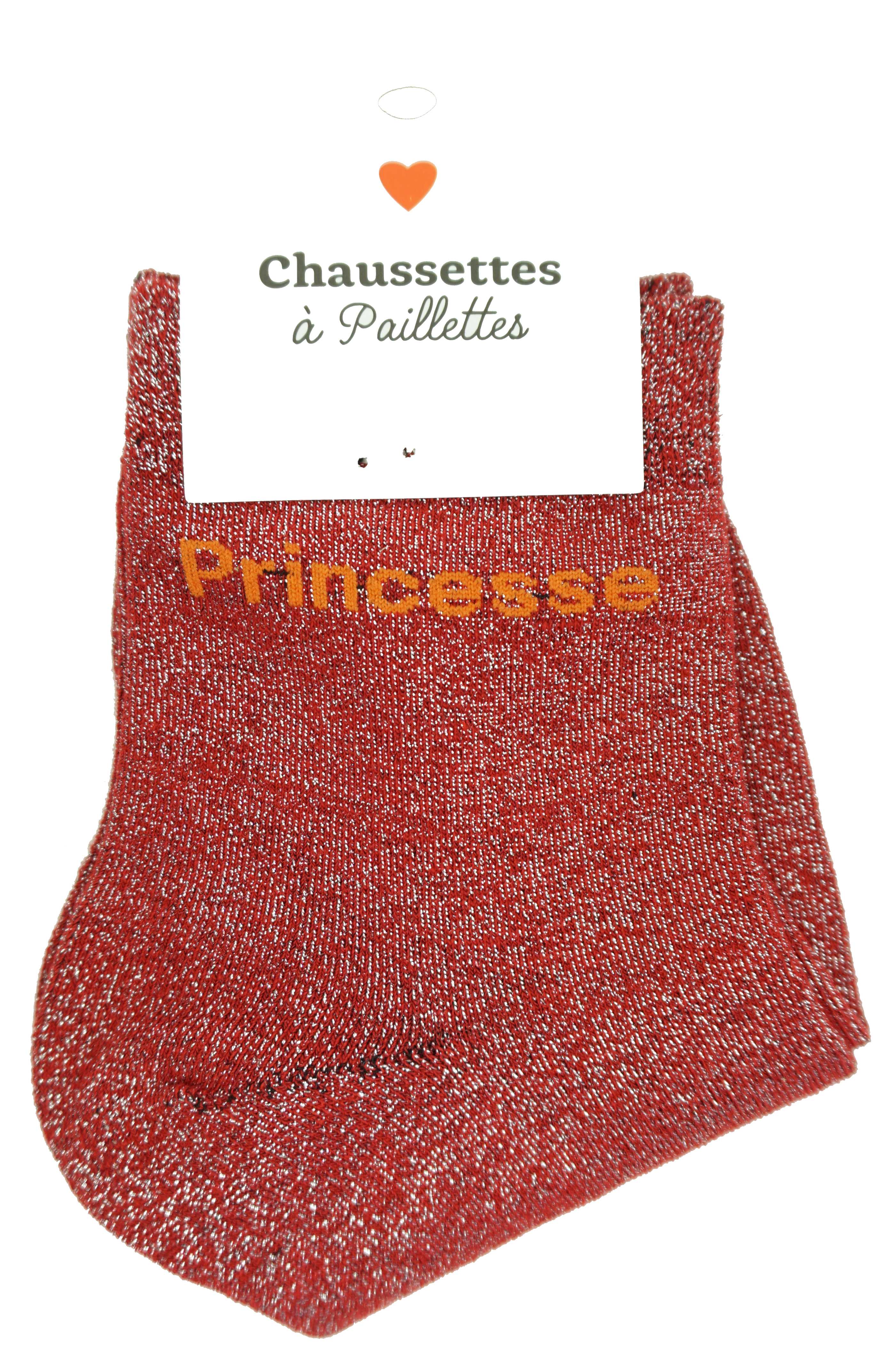 Anais - Vente Chaussettes – femme - Paire de chaussette à paillette message0