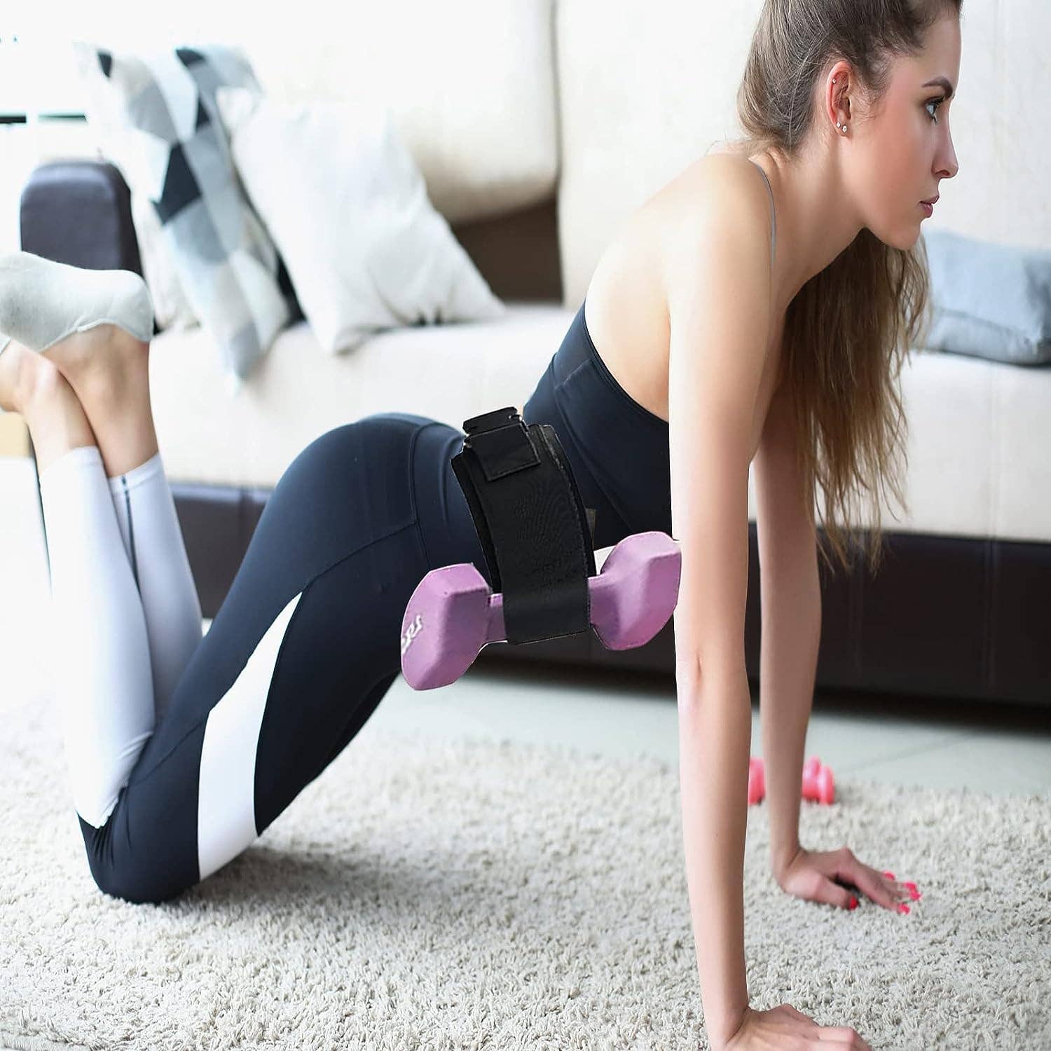 VIGOR - Wholesale Fitnessapparatuur - Verstelbaar heuptraining Squat Glute Bridge Pad Heupgewicht12